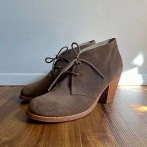 Boden/Anthro Suede Booties